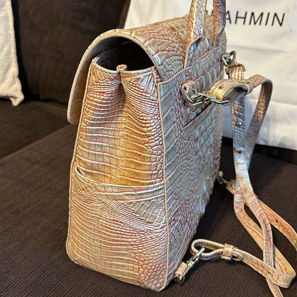 Like New Brahmin Liz backpack in Sunkiss 2024 - Picture 4 of 10